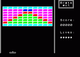 Игра Broke Out (ZX Spectrum)