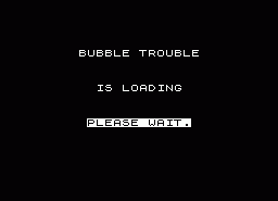 Игра Bubble Trouble (ZX Spectrum)