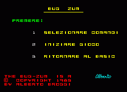 Игра Bug Zum (ZX Spectrum)