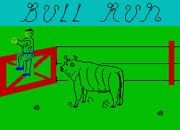 Игра Bull Run (ZX Spectrum)