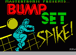Игра Bump, Set, Spike! (ZX Spectrum)