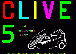 Игра C5 Clive (ZX Spectrum)