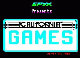 Игра California Games (ZX Spectrum)