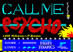 Игра Call Me Psycho (ZX Spectrum)