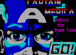 Игра Captain America in the Doom Tube of Dr Megalomann (ZX Spectrum)