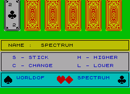 Игра Card Sharp (ZX Spectrum)