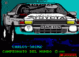 Игра Carlos Sainz (ZX Spectrum)