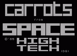 Игра Carrots from Space (ZX Spectrum)