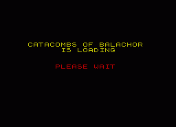 Игра Catacombs of Balachor (ZX Spectrum)