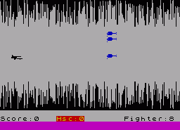 Игра Cave-Fighter (ZX Spectrum)