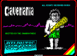 Игра Cavemania (ZX Spectrum)