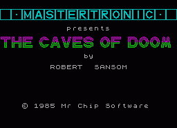 Игра Caves of Doom (ZX Spectrum)