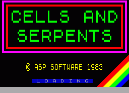 Игра Cells and Serpents (ZX Spectrum)