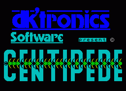 Игра Centipede (ZX Spectrum)