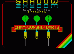 Игра Championship Darts (ZX Spectrum)