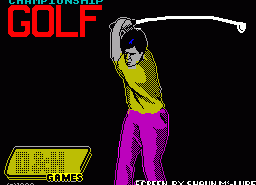 Игра Championship Golf (ZX Spectrum)