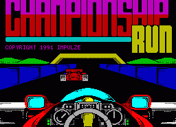 Игра Championship Run (ZX Spectrum)