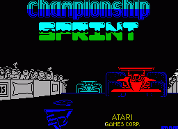 Игра Championship Sprint (ZX Spectrum)