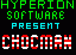 Игра Chocman (ZX Spectrum)