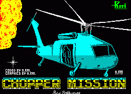 Игра Chopper Mission (ZX Spectrum)