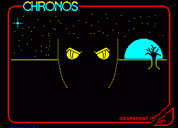 Игра Chronos (ZX Spectrum)