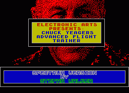Игра Chuck Yeager's Advanced Flight Trainer (ZX Spectrum)