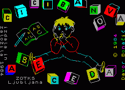 Игра Cicibanova Abeceda (ZX Spectrum)