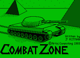 Игра Combat Zone, 3D (ZX Spectrum)