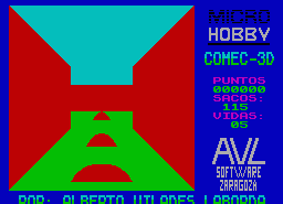 Игра Comecocos 3D (ZX Spectrum)