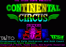 Игра Continental Circus (ZX Spectrum)