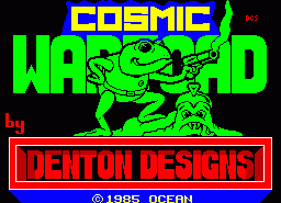 Игра Cosmic Wartoad (ZX Spectrum)