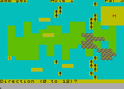 Игра Course of Shots (ZX Spectrum)
