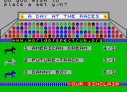 Игра Day at the Races, A (ZX Spectrum)
