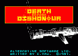 Игра Death Before Dishonour (ZX Spectrum)