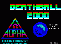 Игра Deathball (ZX Spectrum)