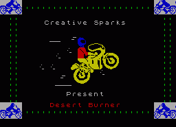 Игра Desert Burner (ZX Spectrum)
