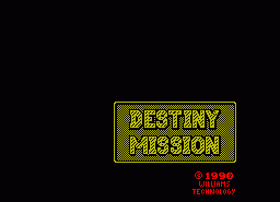Игра Destiny Mission (ZX Spectrum)