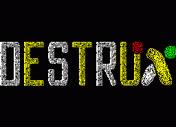 Игра Destrux (ZX Spectrum)