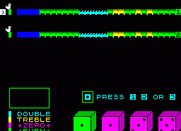 Игра Dicey Duck Race (ZX Spectrum)