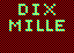 Игра Dix Mille (ZX Spectrum)