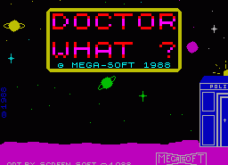 Игра Doctor What? (ZX Spectrum)