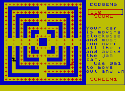 Игра Dodgems (ZX Spectrum)