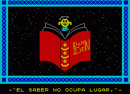 Игра Don Din: El Saber no Ocupa Lugar (ZX Spectrum)