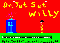 Игра Dr. Jet Set Willy (ZX Spectrum)