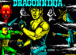 Игра Dragon Ninja (ZX Spectrum)