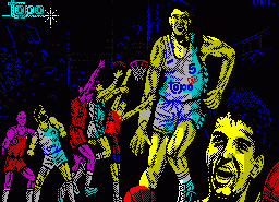 Игра Drazen Petrovic Basket (ZX Spectrum)