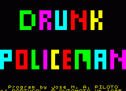 Игра Drunk Policeman (ZX Spectrum)