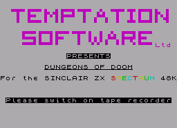 Игра Dungeons of Doom (ZX Spectrum)