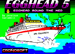 Игра Egghead 5: Egghead Round the Med (ZX Spectrum)