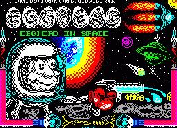 Игра Egghead in Space (ZX Spectrum)